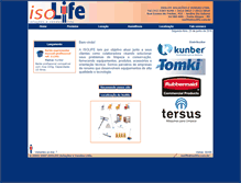 Tablet Screenshot of isolife.com.br
